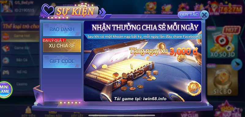 Khuyến mại Iwin 