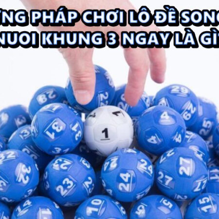 Phương pháp chơi lô đề song thu nuoi khung 3 ngay là gì?