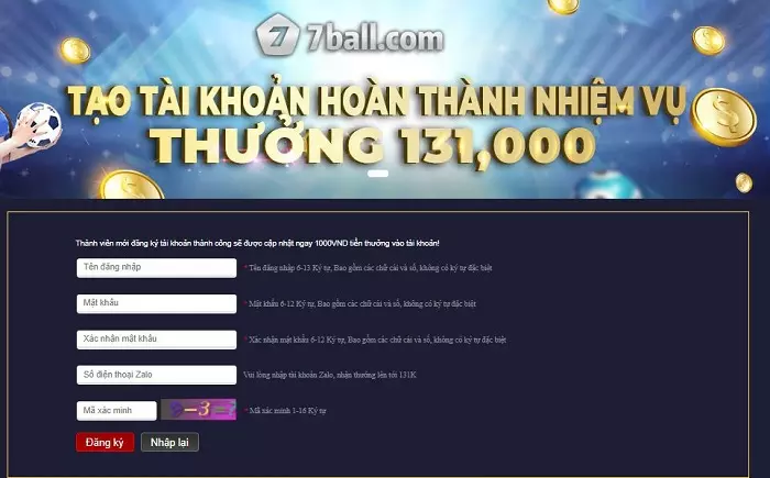 Cập nhật link vào 7ball không bị chặn mới nhất năm 2021