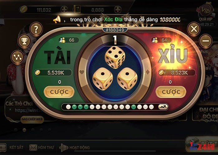 game tài xỉu 2018 cực hot (Nguồn: internet)