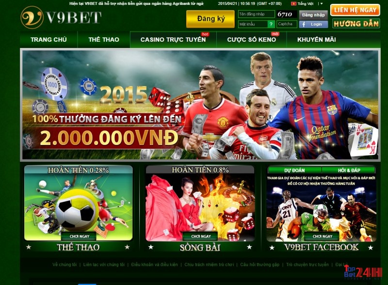 Lý do để người chơi lựa chọn giải trí cùng v9bet the thao