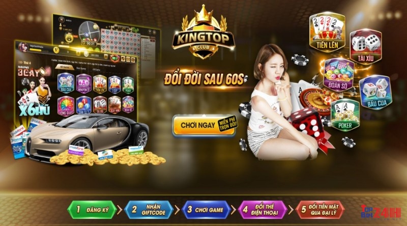 KingTop - Top 4 Game đổi thưởng hay nhất 2022