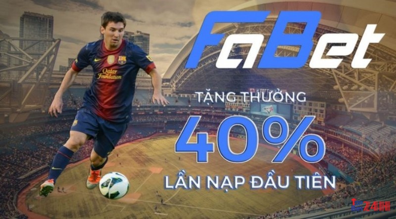 FABET comn tặng 40% tiền thưởng để chào mừng