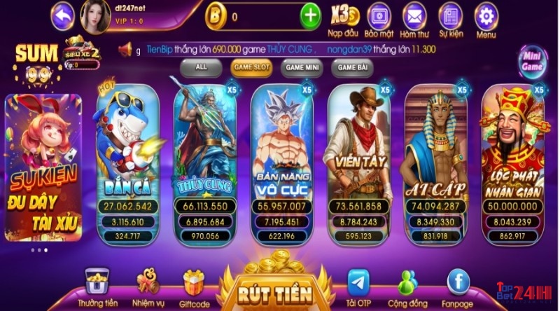 Trang web chơi game SUM99 sở hữu kho game đỉnh cao