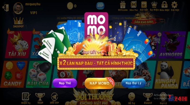 Khuyến mãi thường xuyên tại cổng game đoi thuong Vua88 Club