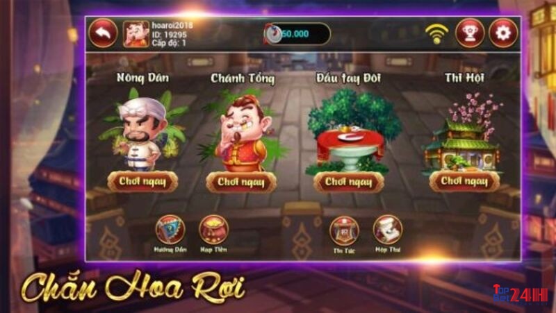 Ưu điểm của chắn hoa rơi cổng game uy tín nhất.