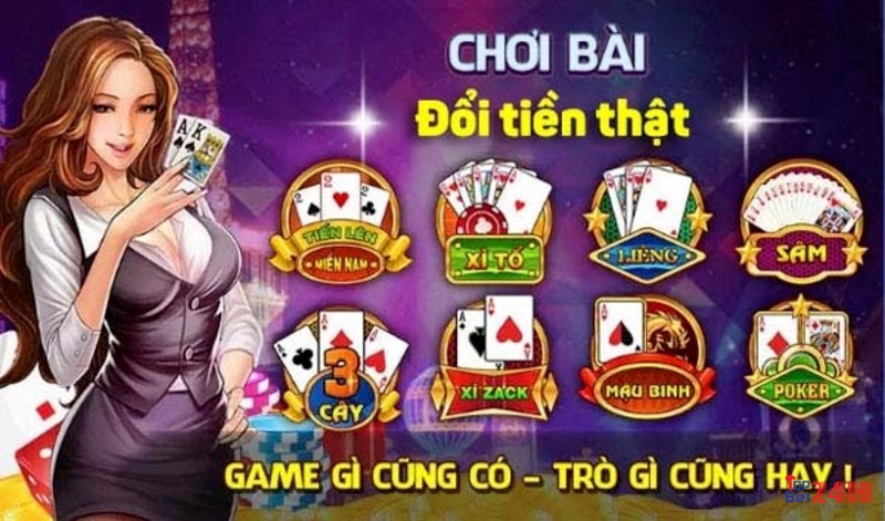 Các game bài online hấp dẫn.