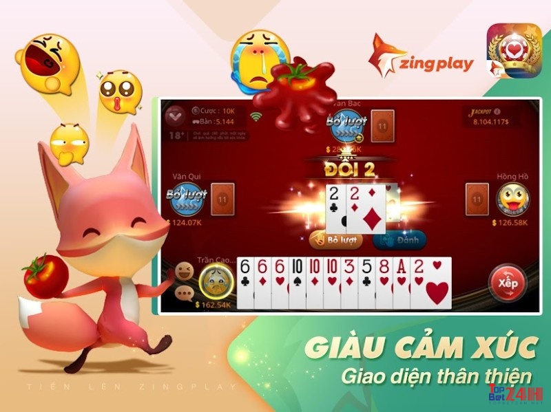 Tải game đánh bài miễn phí siêu đơn giản và nhanh chóng cùng Zingplay