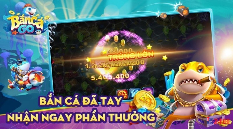 Bắn cá GO đổi thưởng – Game đua top, săn boss 2023