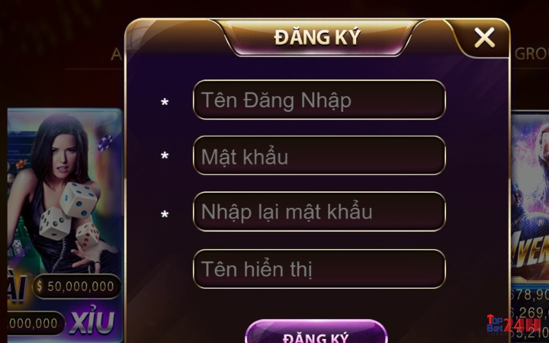 Hướng dẫn đăng ký tài khoản chơi game bài đổi thưởng Phe club