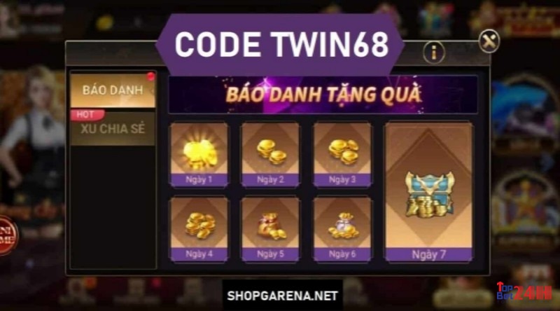 Game bài đổi thưởng tặng tiền khởi nghiệp uy tín: Twin68