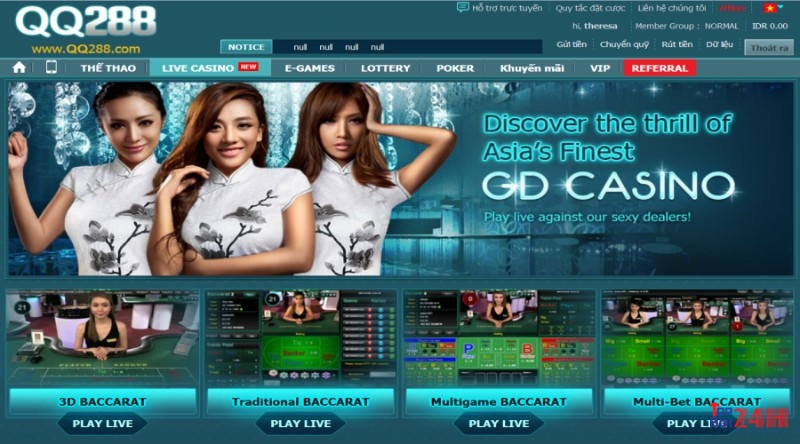 Kho game cá cược đa dạng tại QQ288 com