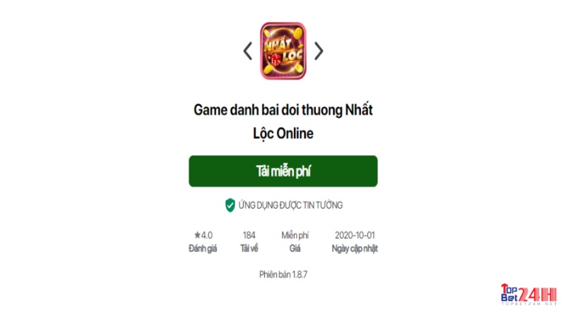 Hướng dẫn cách tai game bai nhat loc cho Android