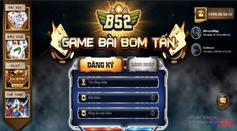 Hướng dẫn đăng ký tài khoản cá cượcgame bai bomtan