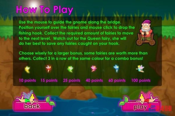 Cách chơi game bắt tiên - Fairy Fishing