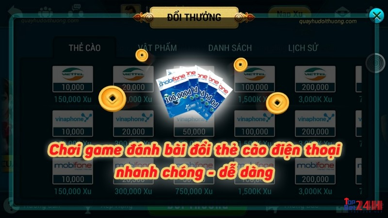 Cổng game đổi the cào ios uy tín