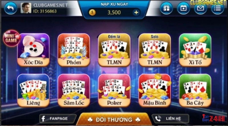 Kho game bài đổi thưởng độc đáo của S500 game bài đổi thưởng