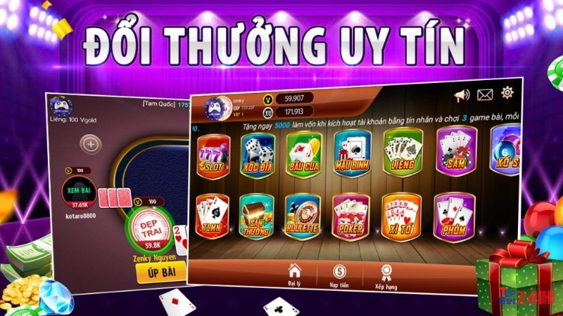 Hướng dẫn tải game bài đổi thẻ cào tiện ích