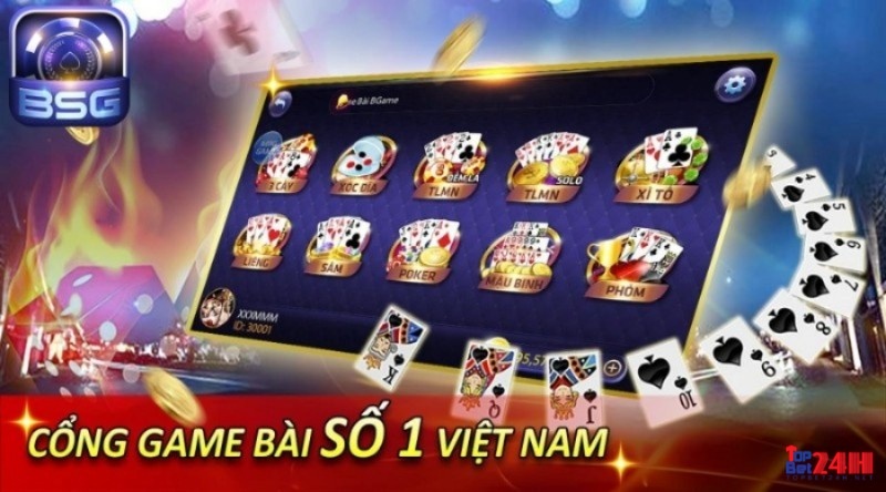 Bsg danh bai doi thuong sở hữu kho game bài chất lượng