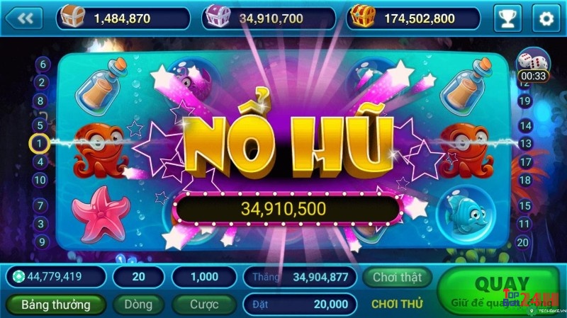 Có nhiều game nổ hũ với chủ đề khác nhau trên Tài Xỉu 68