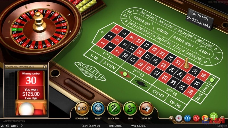 Nhiều nhà cái có cổng chơi Roulette đổi tiền thật trực tuyến