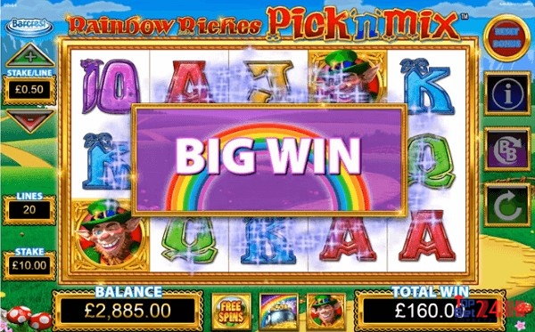 Cách chơi Rainbow Riches giúp ăn thưởng khủng