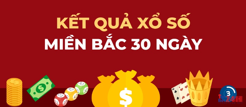 Kết quả xổ số 30 ngày - dữ liệu thống kê phân tích