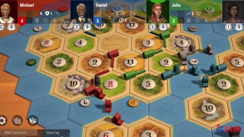 Board game Catan siêu thú vị