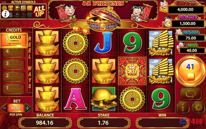 Tham gia 88 FORTUNES LP ngay để có cơ hội thắng lớn