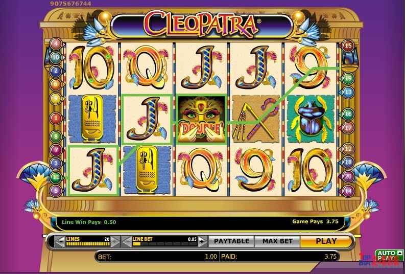 Game CLEOPATRA - slot game cực hấp dẫn