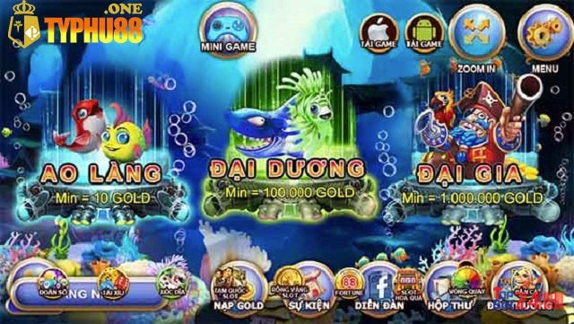 Top App Game bắn cá chuyên nghiệp - TYPHU88.me