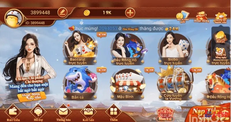 Top app game tài xỉu hàng đầu CF68