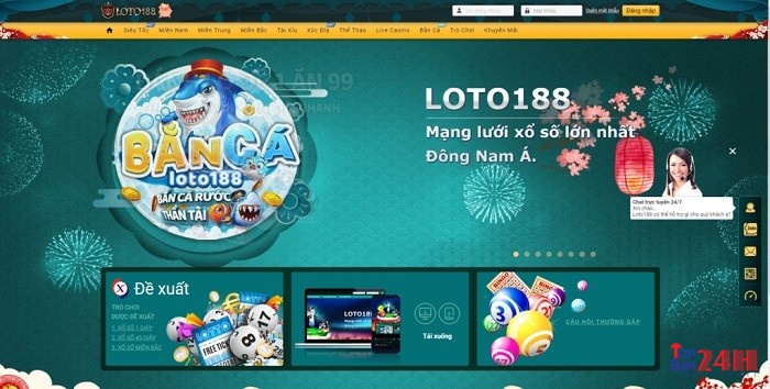 Nhà cái lô đề lớn nhất Đông Nam Á: Loto188