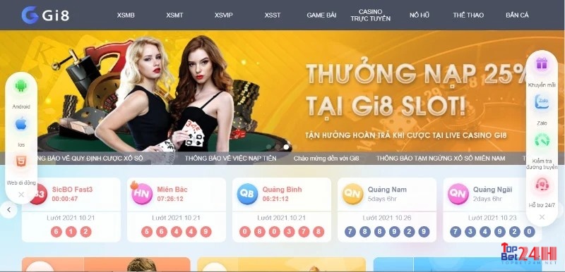 Top app chơi game bài uy tín Gi8