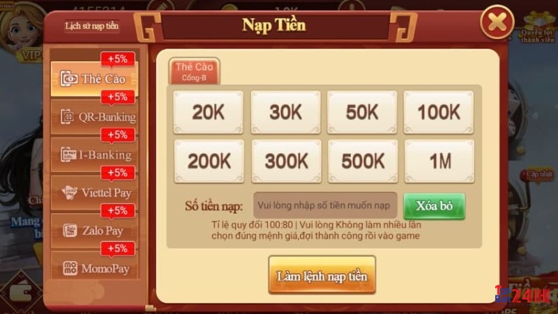 Top App chơi xì tố - Cổng game CF68 