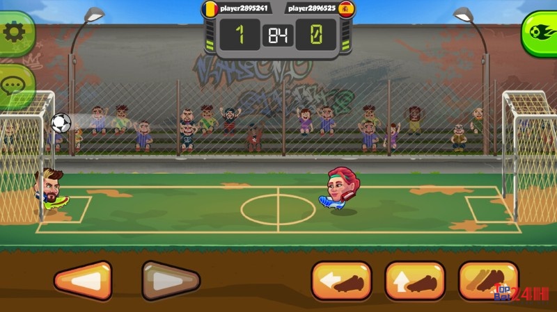 Lối chơi đơn giản, dễ thực hiện của Game Head Ball 2