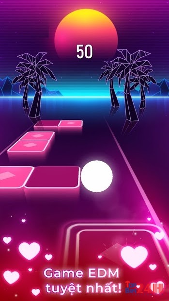 Game Tiles Hop - EDM Rush là một tựa game về âm nhạc sôi động