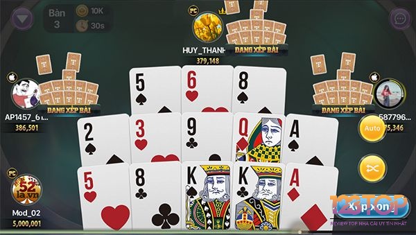 Game mậu binh có nhiều đặc điểm hấp dẫn dẫn