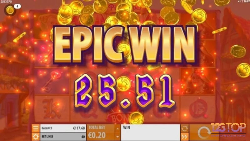 Có thể dễ dàng đạt EPIC WIN lên đến 25,51