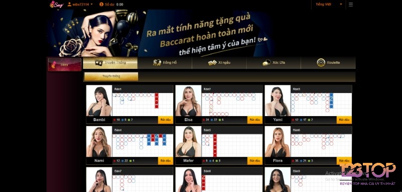 Live casino với những cô nàng Dealer phục vụ tận tình cho anh em