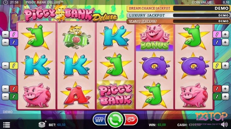 Biểu tượng trong game Piggy Bank Play'n Go Jackpot