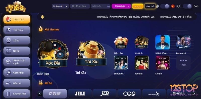 Nhà cái Vi68 cung cấp một trải nghiệm chơi game bài online đổi tiền thật hấp dẫn