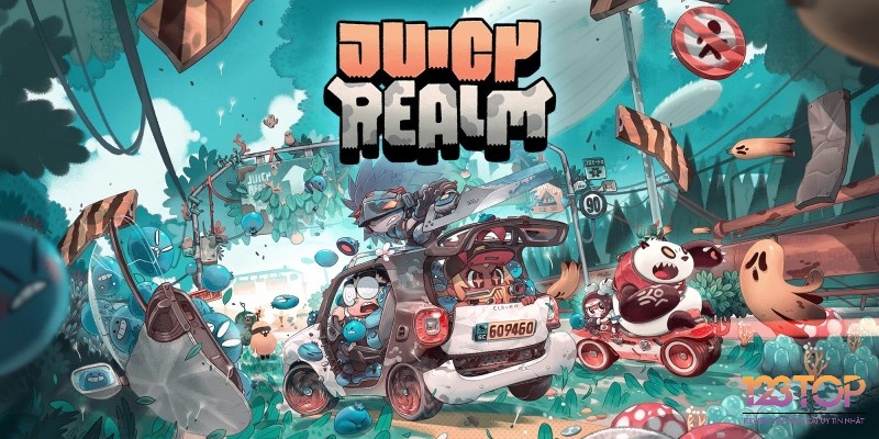 Câu chuyện trong game Juicy Realm đưa chúng ta đến một tương lai trái cây nổi loạn