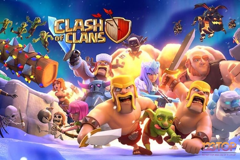 Trong game mobile nổi tiếng Clash of Clans có thể tham gia cùng hàng triệu người chơi trên toàn cầu để xây dựng 1 ngôi làng hùng mạnh nhất