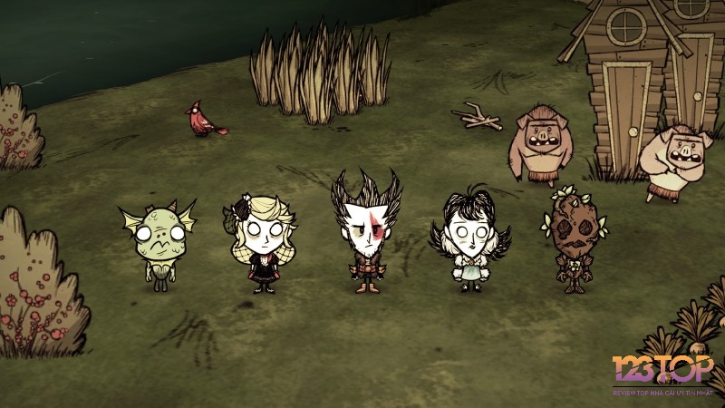 Don't Starve sở hữu đồ họa 2D phong cách vẽ tay độc đáo mới mẻ