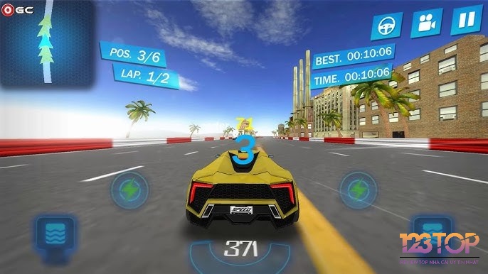 Street Racing 3D có lối chơi đơn giản thú vị