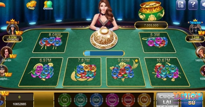 Các bước để chơi game bầu cua online