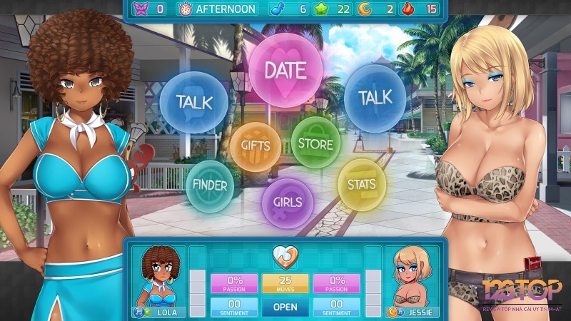 Hẹn hò với những cô nàng quyến rũ trong HuniePop 2