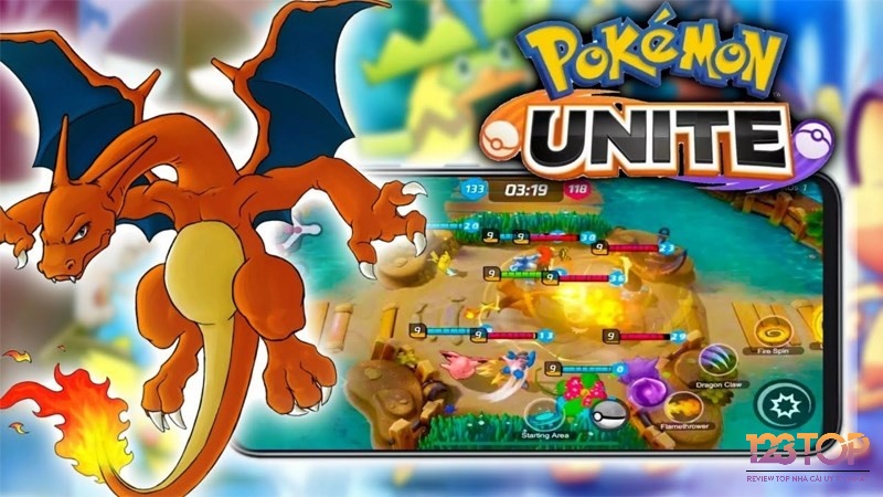 Pokemon Unite là game đưa game thủ tham gia vào các trận đấu 5 vs 5