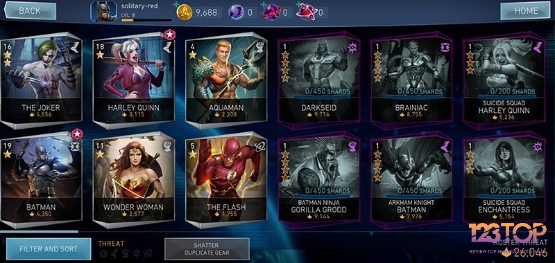 Đồ họa của game đối kháng Injustice 2 Mobile là một điểm sáng